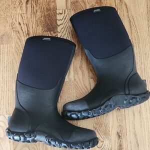 (10) Bogs Waterproof Black Boots Winter Comfy Workwear Farm Ice Fishing -40 Ski